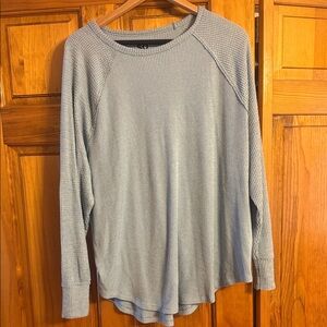 SO Light Blue Long Sleeve Top